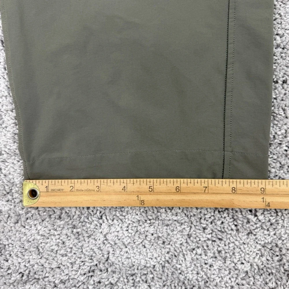 Lululemon Lightweight Mid-Rise Barrel-Leg Cropped Pant Women's 8 Green Swift - Picture 6 of 8